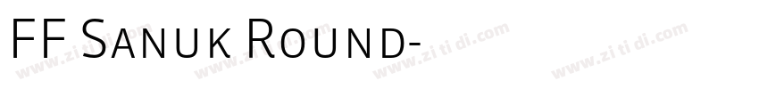 FF Sanuk Round字体转换 FF Sanuk Round字体转换